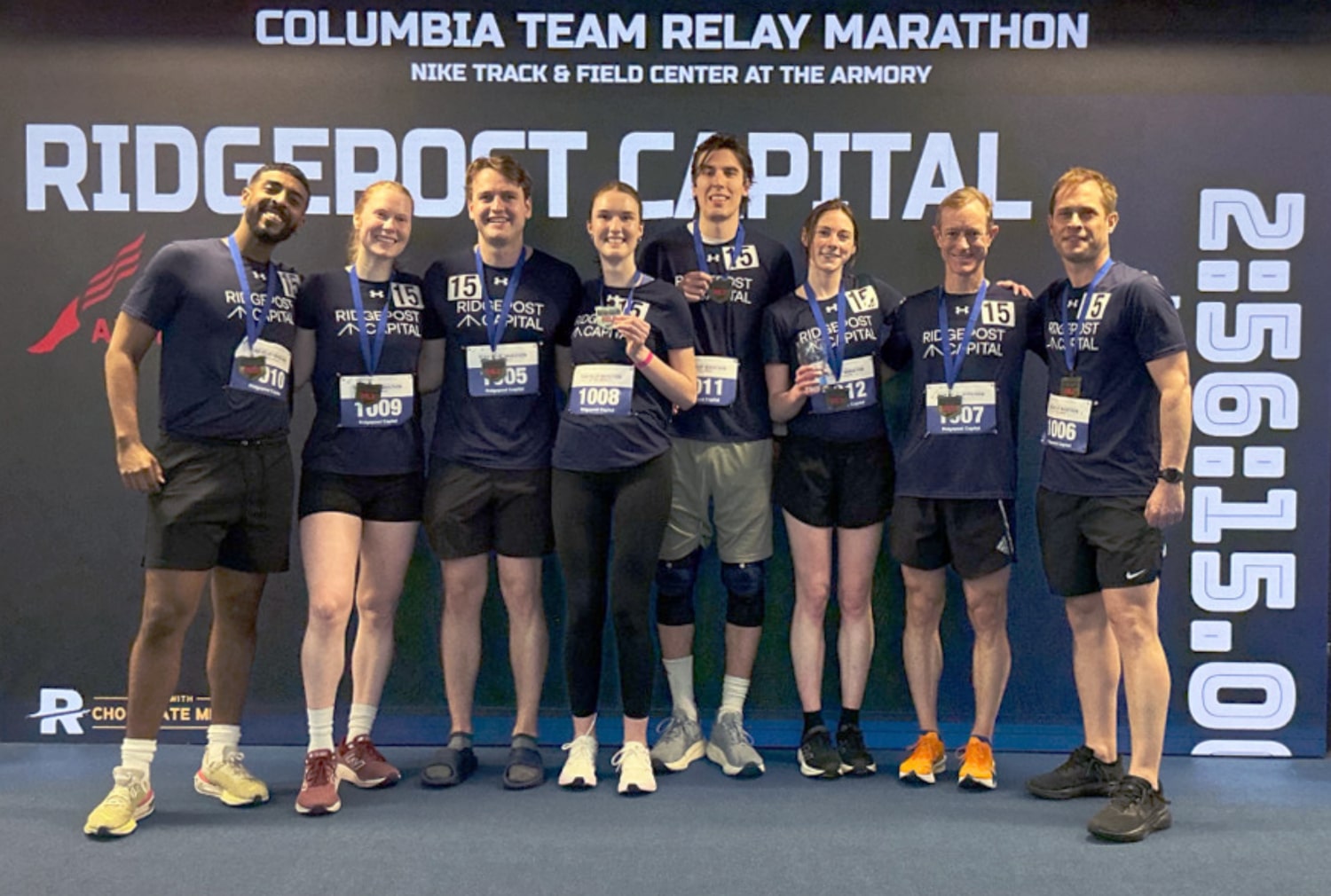 Ridgepost Capital team after a relay race